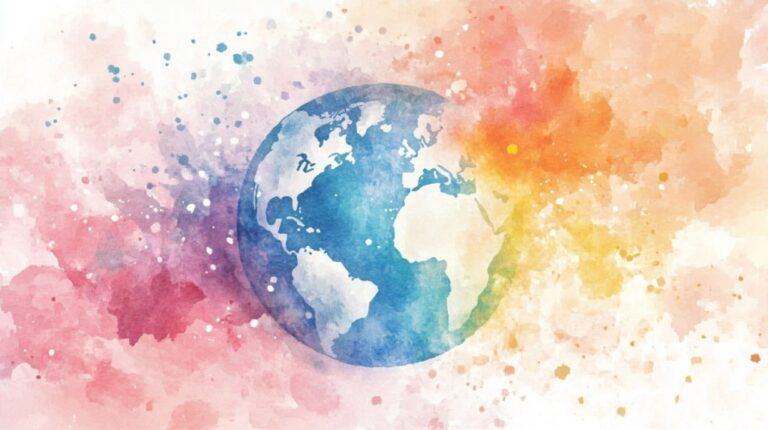 nuneybits Watercolor painting of the earth Abstract background a35e4d2d 92a7 4241 897c 4f02ad79282e