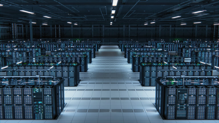 data center racks getty