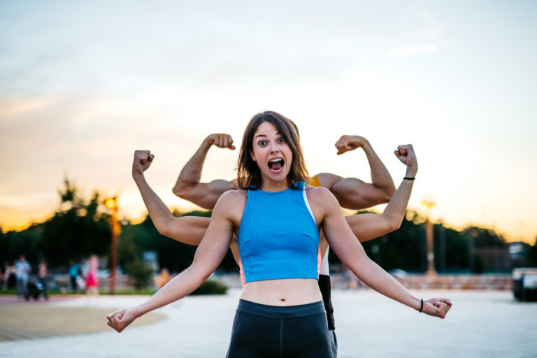 23 11 15 three people in a row in various stages of making a muscle with their arms mf dload gettyimages 1257781491 1201x800 5b2df79