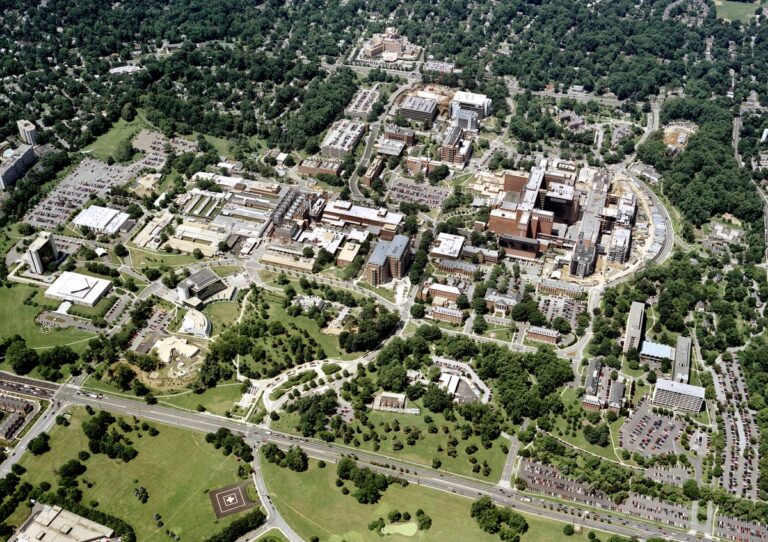 NIH Campus aerial Maryland