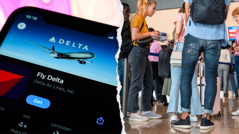 delta air lines text alert arrive early