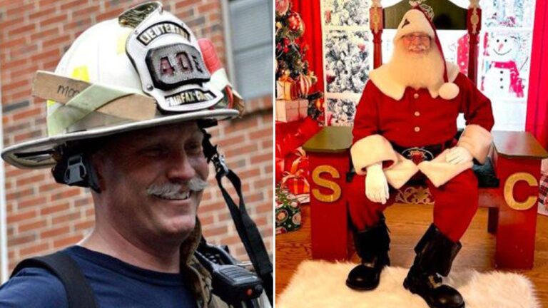 firefighter santa