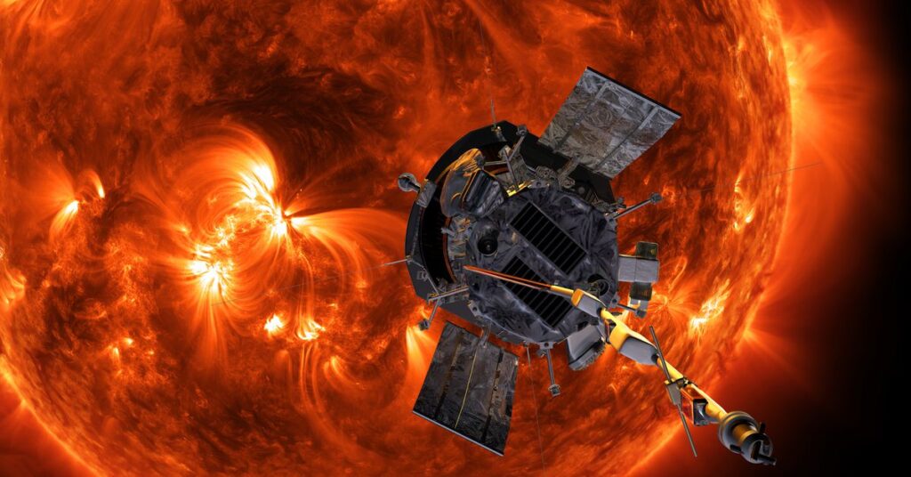 parker solar probe artist rendering