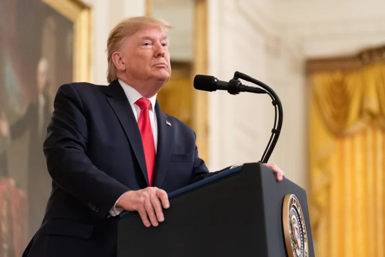 trump at podium image source official white house photo by shealah craighead