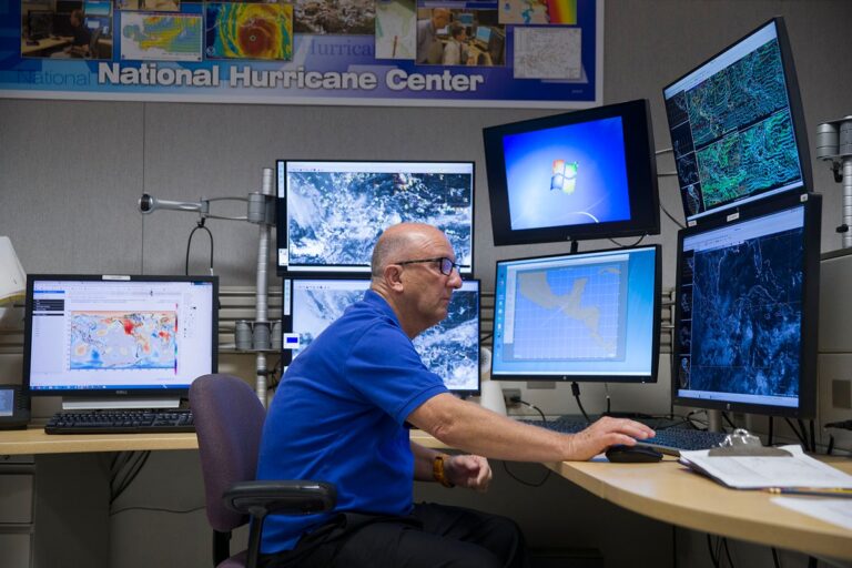 Senior Hurricane Specialist works at the NOAA NWS National Hurricane Center in Miami Florida