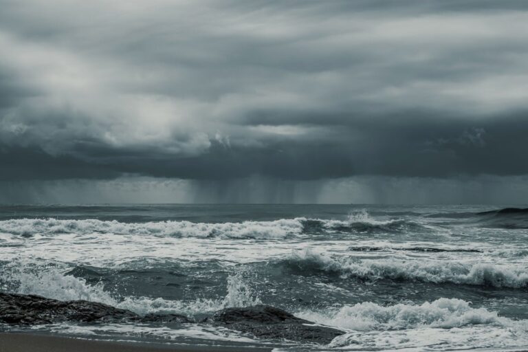 Stormy ocean