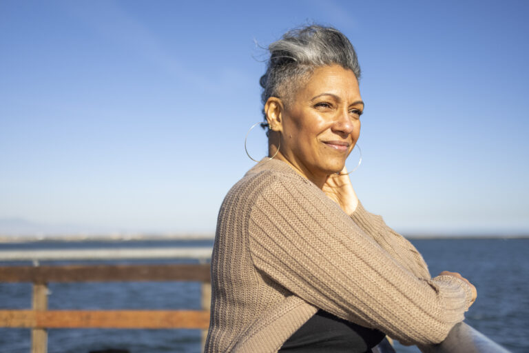 senior woman overlooking water gettyimages 1316488076