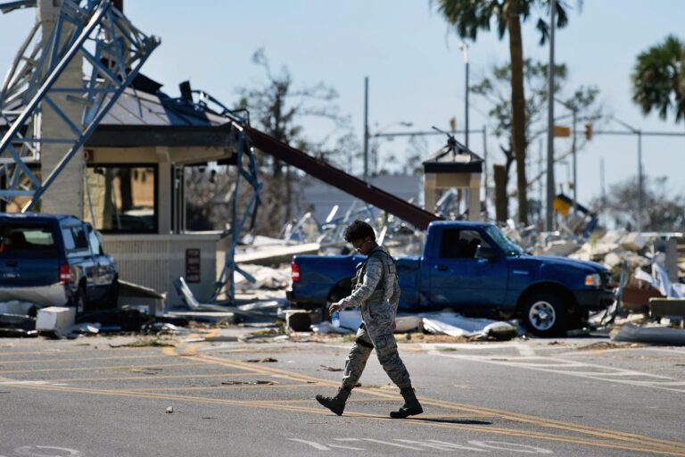 tyndall air force base hurricane michael aftermath