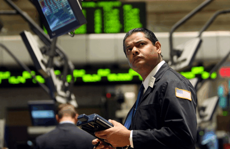 nyse floor trader invest buy sell options stock exchange getty