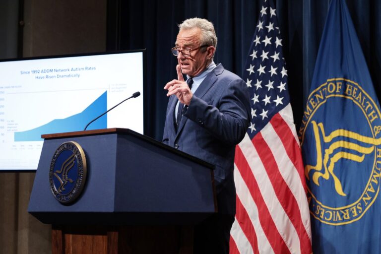 rfk jr speaks about autism rates at press conference